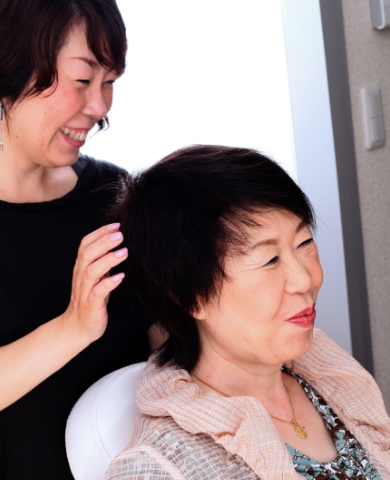 女性のためのヘアーウイック