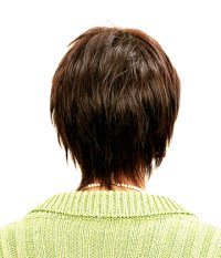 医療用かつら力を抜いた、女性らしいスタイル