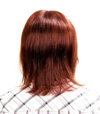 横顔もふんわり優しい印象